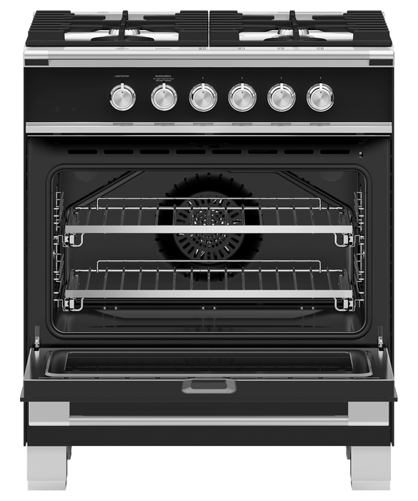 Fisher & Paykel 30" Series 7 Classic Gas Range, 4 Burner – OR30SCG4*