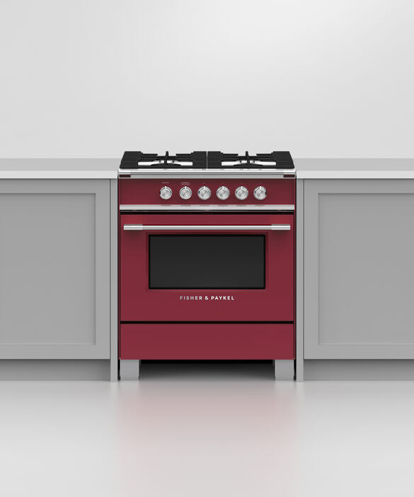Fisher & Paykel 30" Series 7 Classic Gas Range, 4 Burner – OR30SCG4*