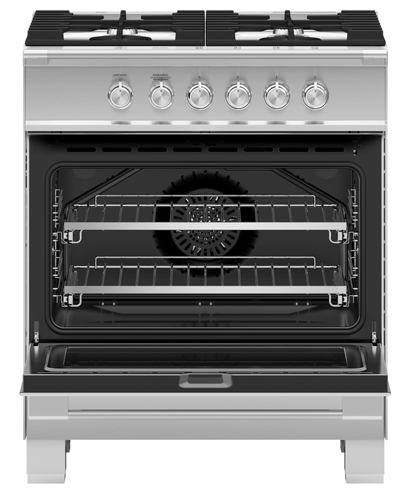Fisher & Paykel 30" Series 7 Classic Gas Range, 4 Burner – OR30SCG4*