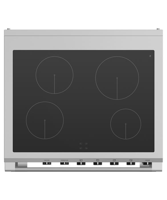 Fisher & Paykel 30" Series 9 Classic Induction Range, 4 Zones – OR30SCI6*