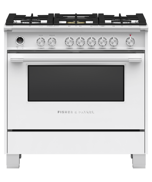 Fisher & Paykel 36" Series 9 Classic Dual Fuel Range, 5 Burner – OR36SCG6*