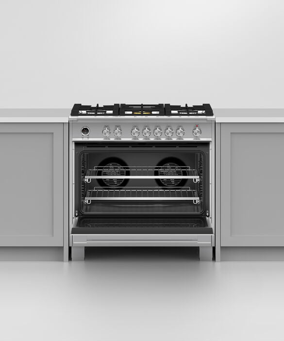 Fisher & Paykel 36" Series 9 Classic Dual Fuel Range, 5 Burner – OR36SCG6*