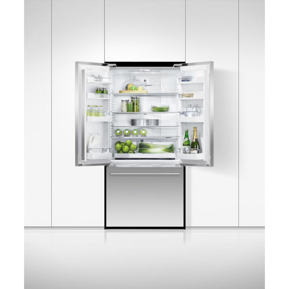 Fisher & Paykel 17 cu ft Series 7 French Door Refrigerator Freezer - RF170ADX4 N