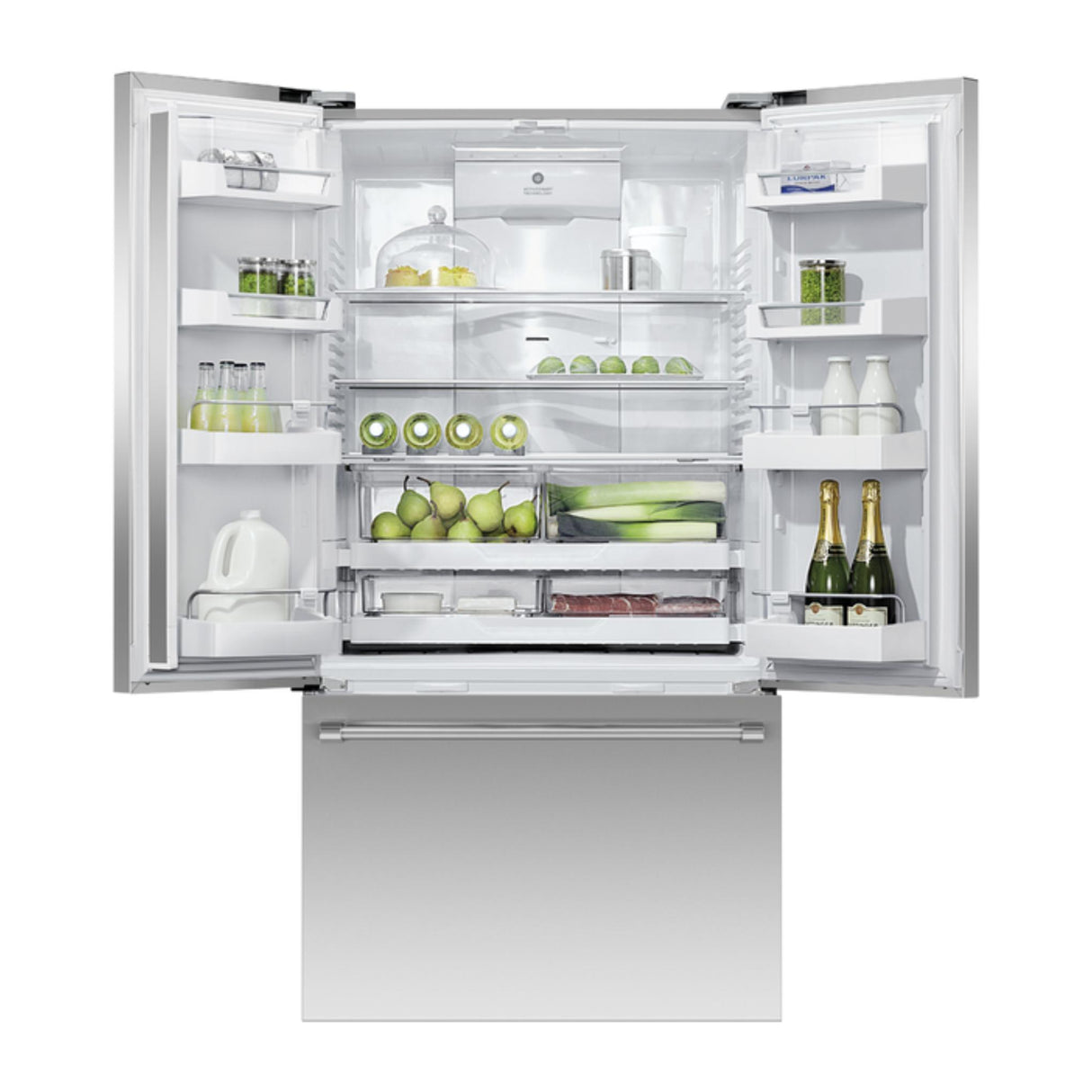 Fisher & Paykel 20.1 cu ft Series 7 French Door Refrigerator Freezer, Ice & Water - RF201ACUSX1_N