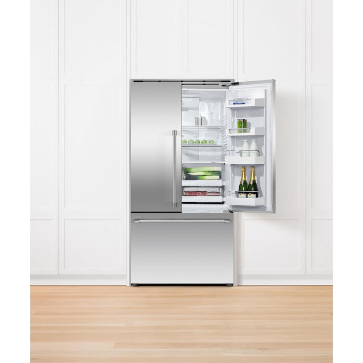 Fisher & Paykel 20.1 cu ft Series 7 French Door Refrigerator Freezer, Ice & Water - RF201ACUSX1_N
