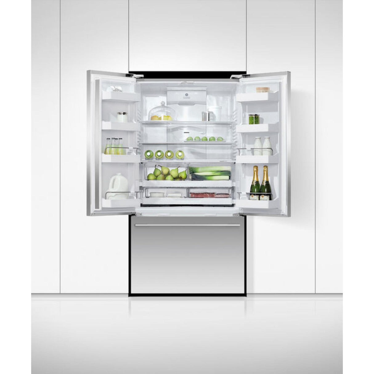 Fisher & Paykel 20.1 cu ft Series 7 French Door Refrigerator Freezer, Ice & Water - RF201ADUSX5 N