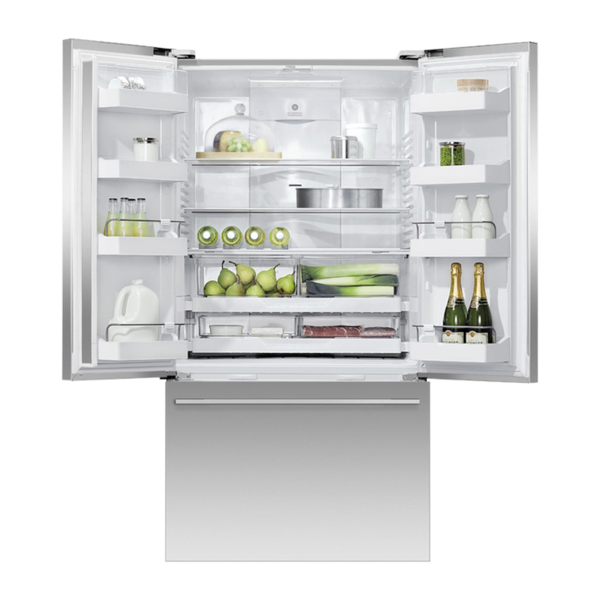 Fisher & Paykel 20.1 cu ft Series 7 French Door Refrigerator Freezer - RF201ADX5 N