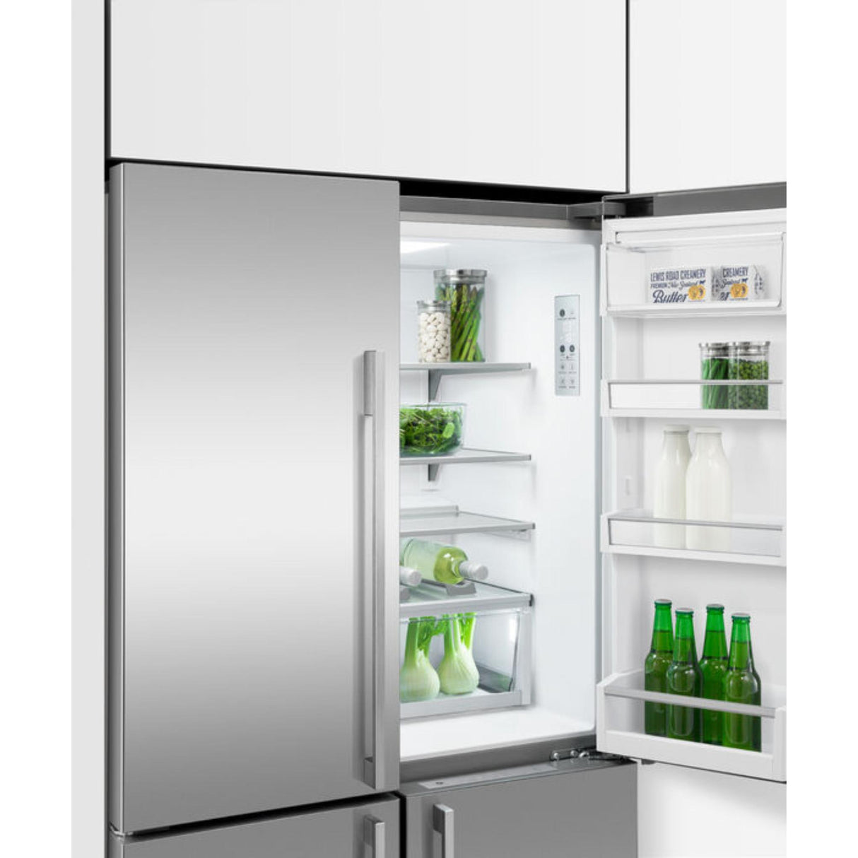 Fisher & Paykel 18.9 cu ft Series 7 Quad Door Refrigerator Freezer Ice, & Water - RF203QDUVX1