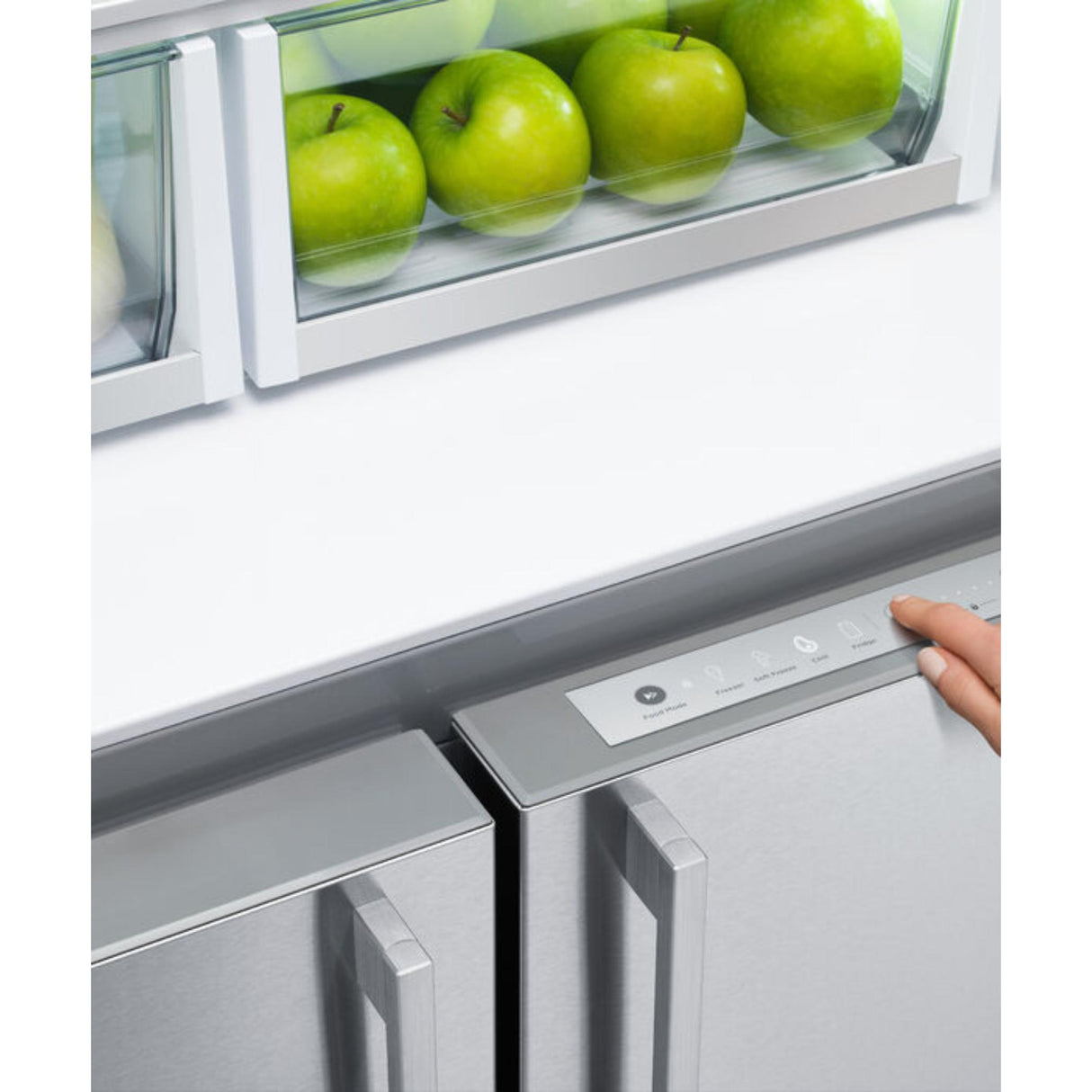 Fisher & Paykel 18.9 cu ft Series 7 Quad Door Refrigerator Freezer Ice, & Water - RF203QDUVX1