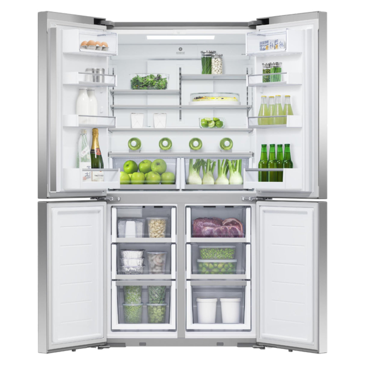 Fisher & Paykel 18.9 cu ft Series 7 Quad Door Refrigerator Freezer Ice, & Water - RF203QDUVX1
