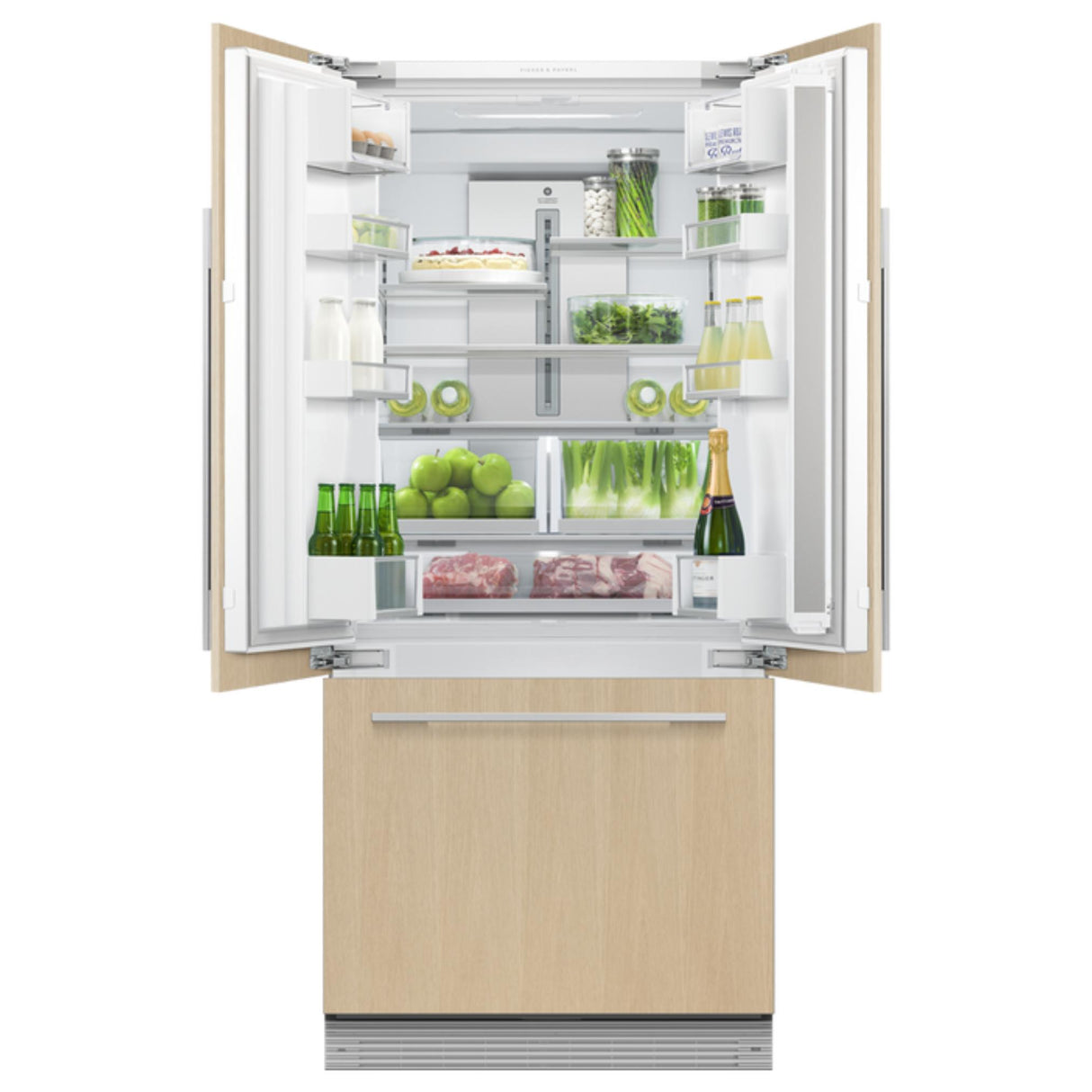 Fisher & Paykel 32" Series 7 Integrated French Door Refrigerator Freezer, Ice - RS32A72J1