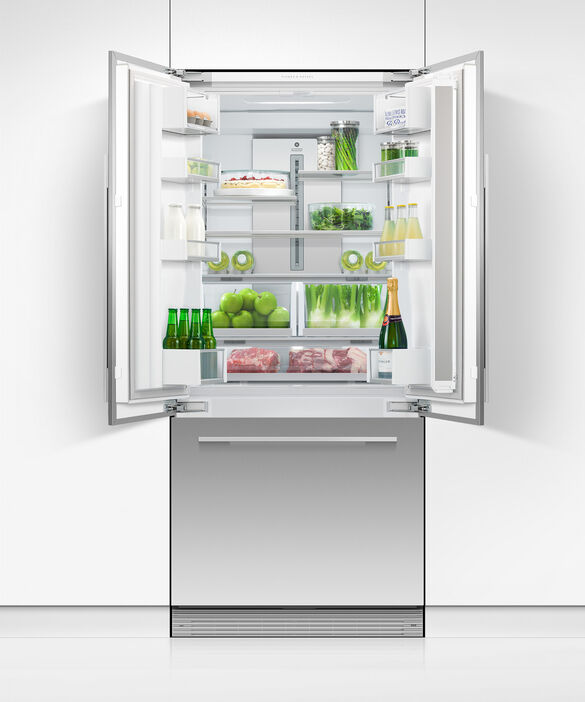 Fisher & Paykel 32" Series 7 Integrated French Door Refrigerator Freezer, Ice & Water - RS32A72U1