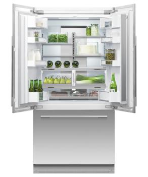 Fisher & Paykel 36" Series 7 Integrated French Door Refrigerator Freezer, Ice & Water - RS36A72U1 N