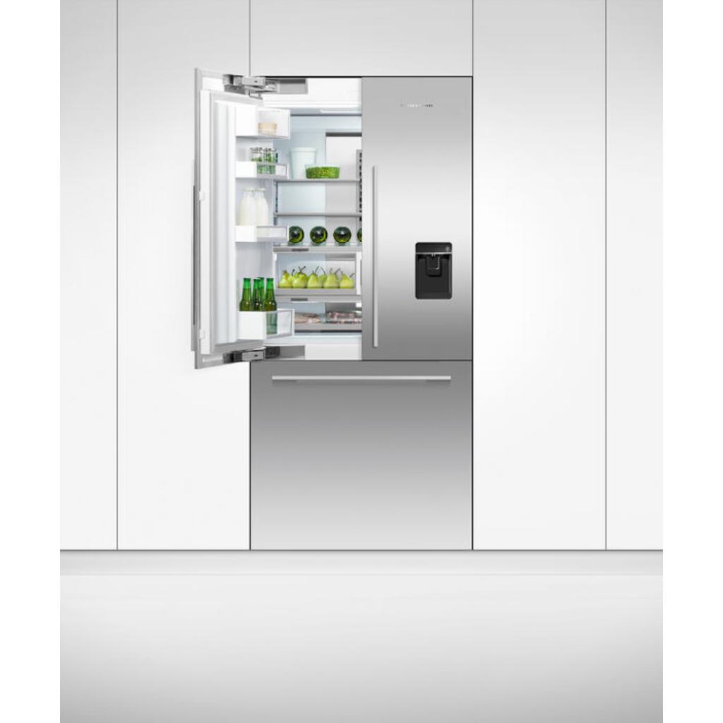 Fisher & Paykel 36" Series 7 Integrated French Door Refrigerator Freezer, Ice & Water - RS36A80U1 N