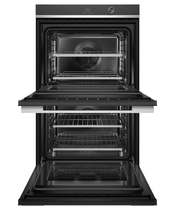 Fisher & Paykel 30" Series 9 Contemporary Self-Cleaning Double Oven, Stainless Steel – OB30DDPTDX2