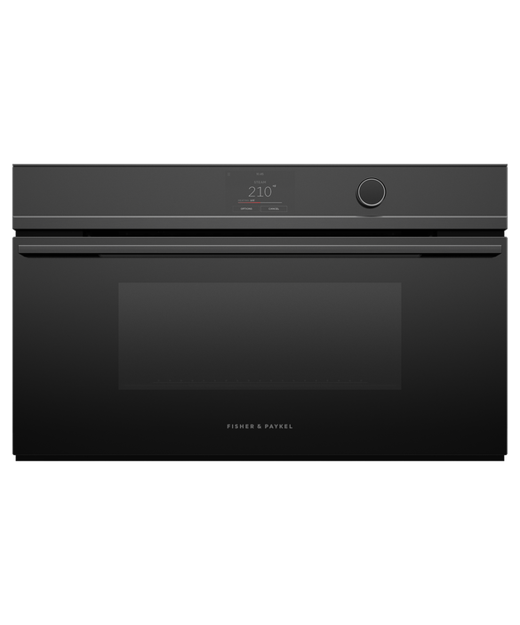 Fisher & Paykel 30" Series 9 Minimal Compact Combi‑Steam Oven, Black – OS30NDTDB1