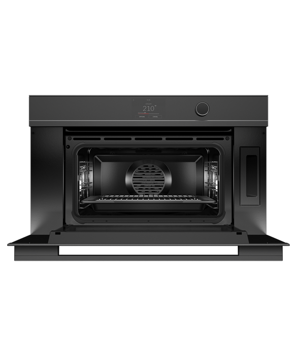 Fisher & Paykel 30" Series 9 Minimal Compact Combi‑Steam Oven, Black – OS30NDTDB1