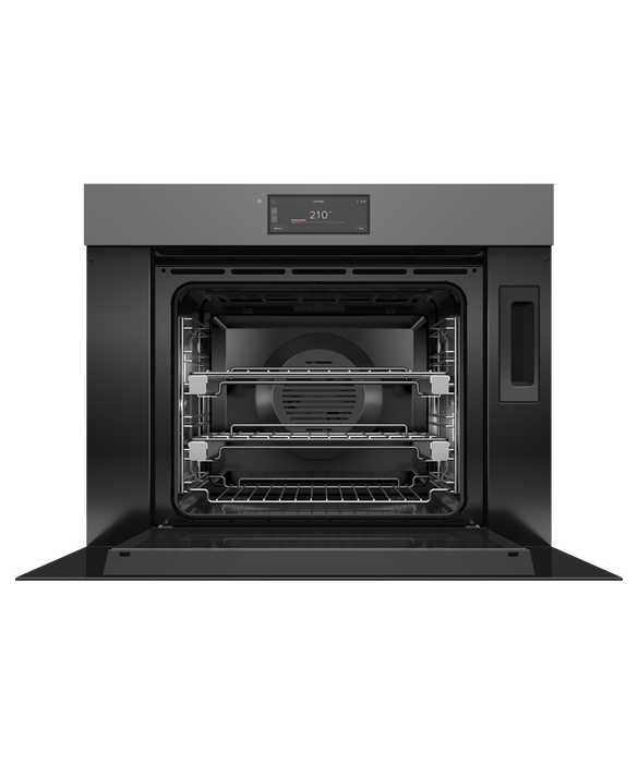 Fisher & Paykel 30" Series 11 Minimal Handleless Combi‑Steam Oven, Grey Glass – OS30SMUNG3