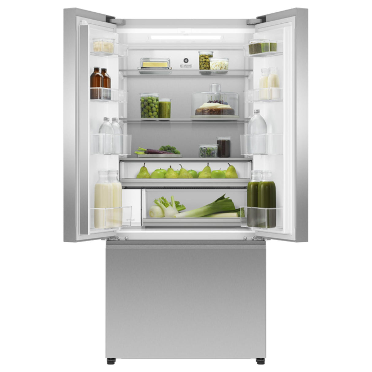 Fisher & Paykel 18cu ft Series 7 French Door Refrigerator Freezer, Ice & water - RF178ANUX1