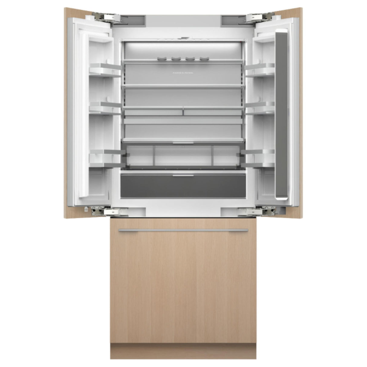Fisher & Paykel 36" Series 11 Integrated French Door Refrigerator Freezer Ice, Water - RS3684AUVE1