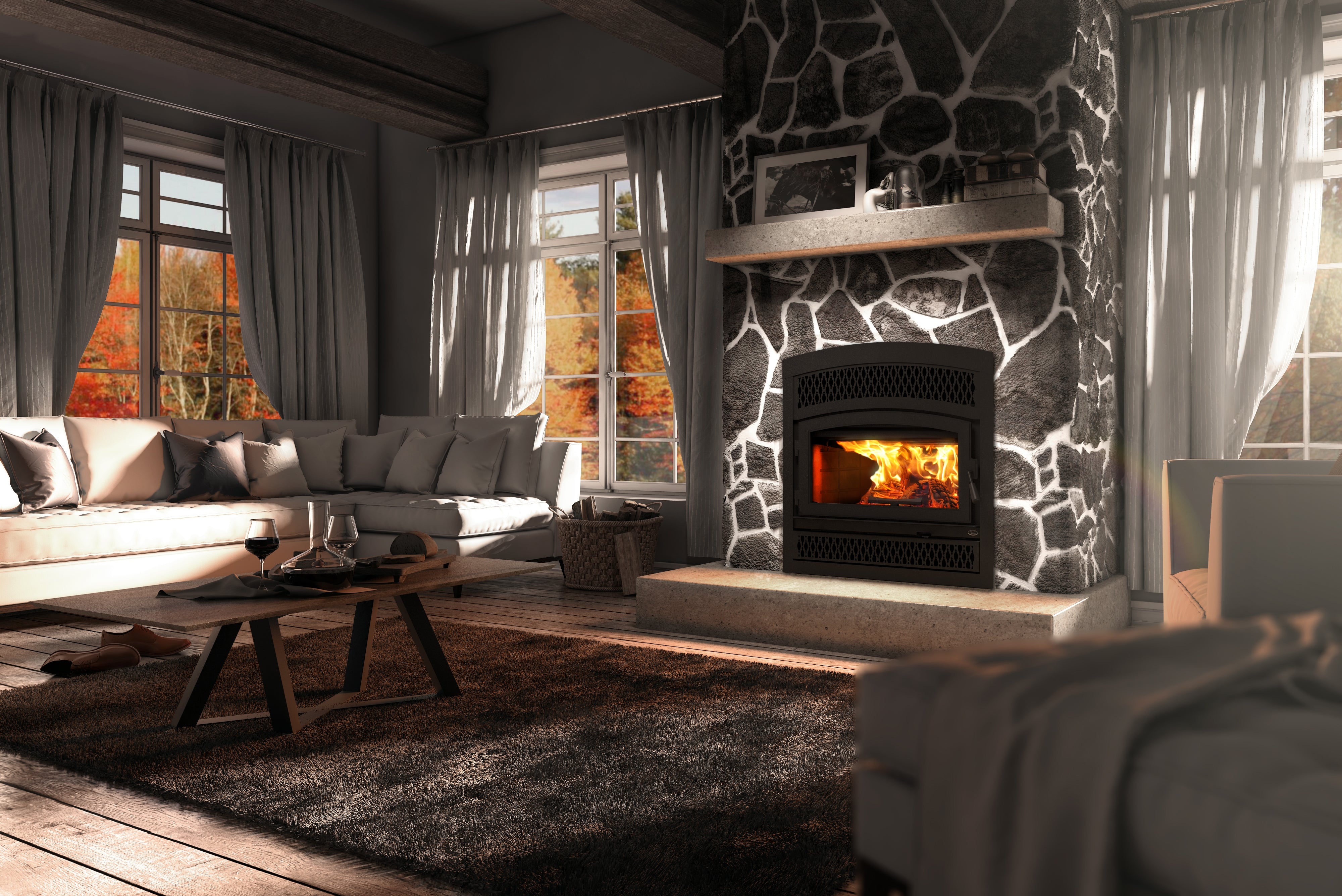Valcourt Lafayette II Wood Fireplace - FP10R