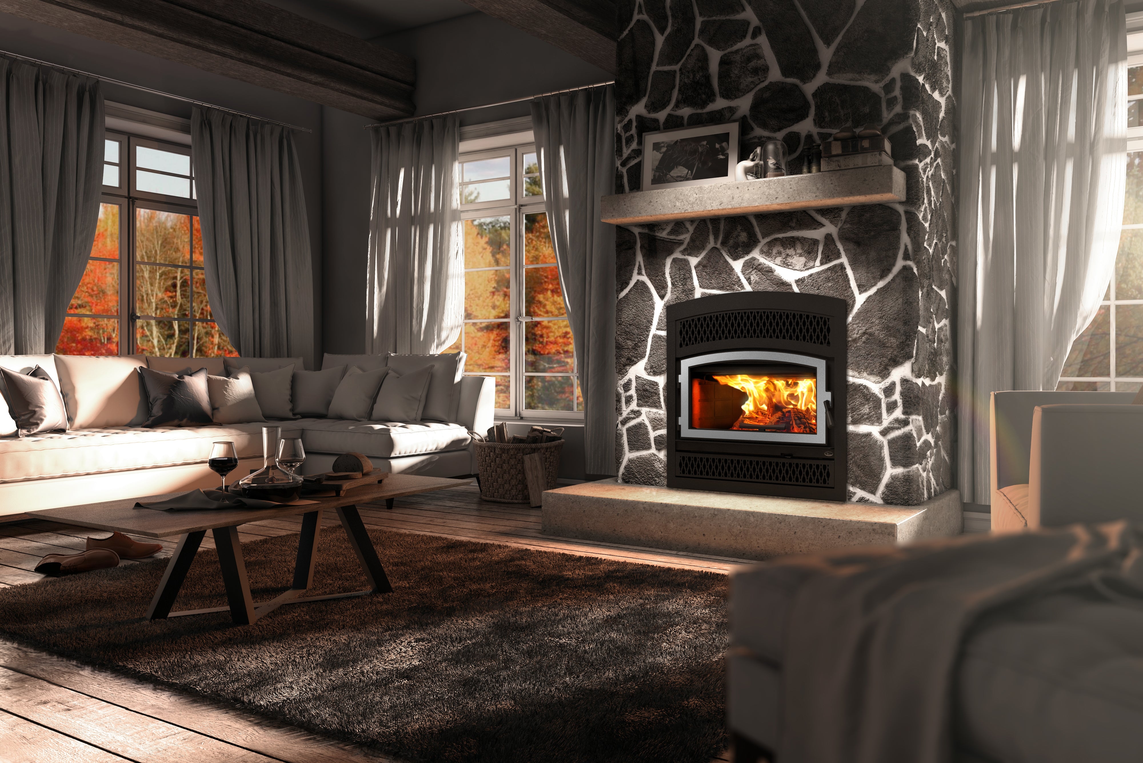 Valcourt Lafayette II Wood Fireplace - FP10R