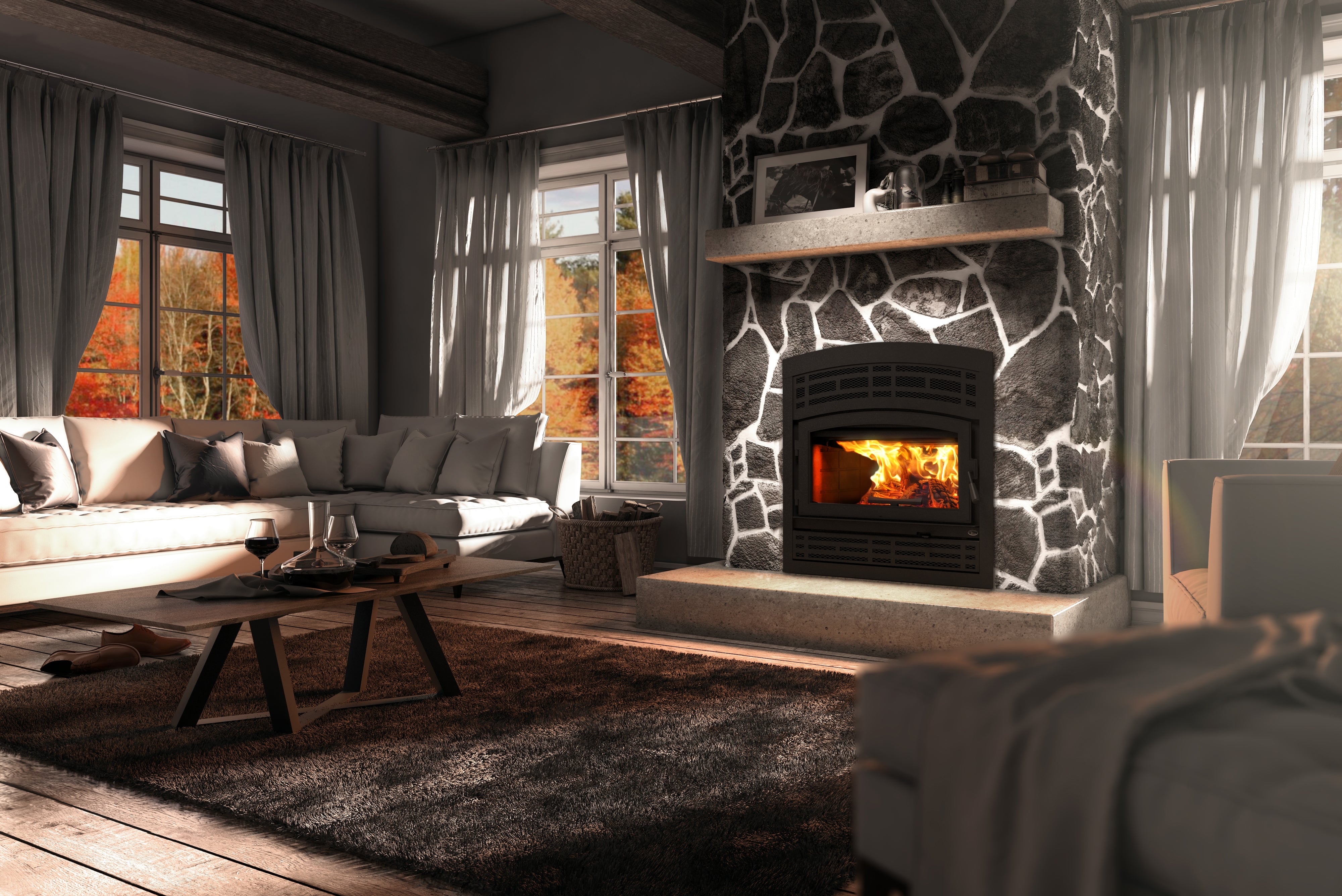 Valcourt Lafayette II Wood Fireplace - FP10R
