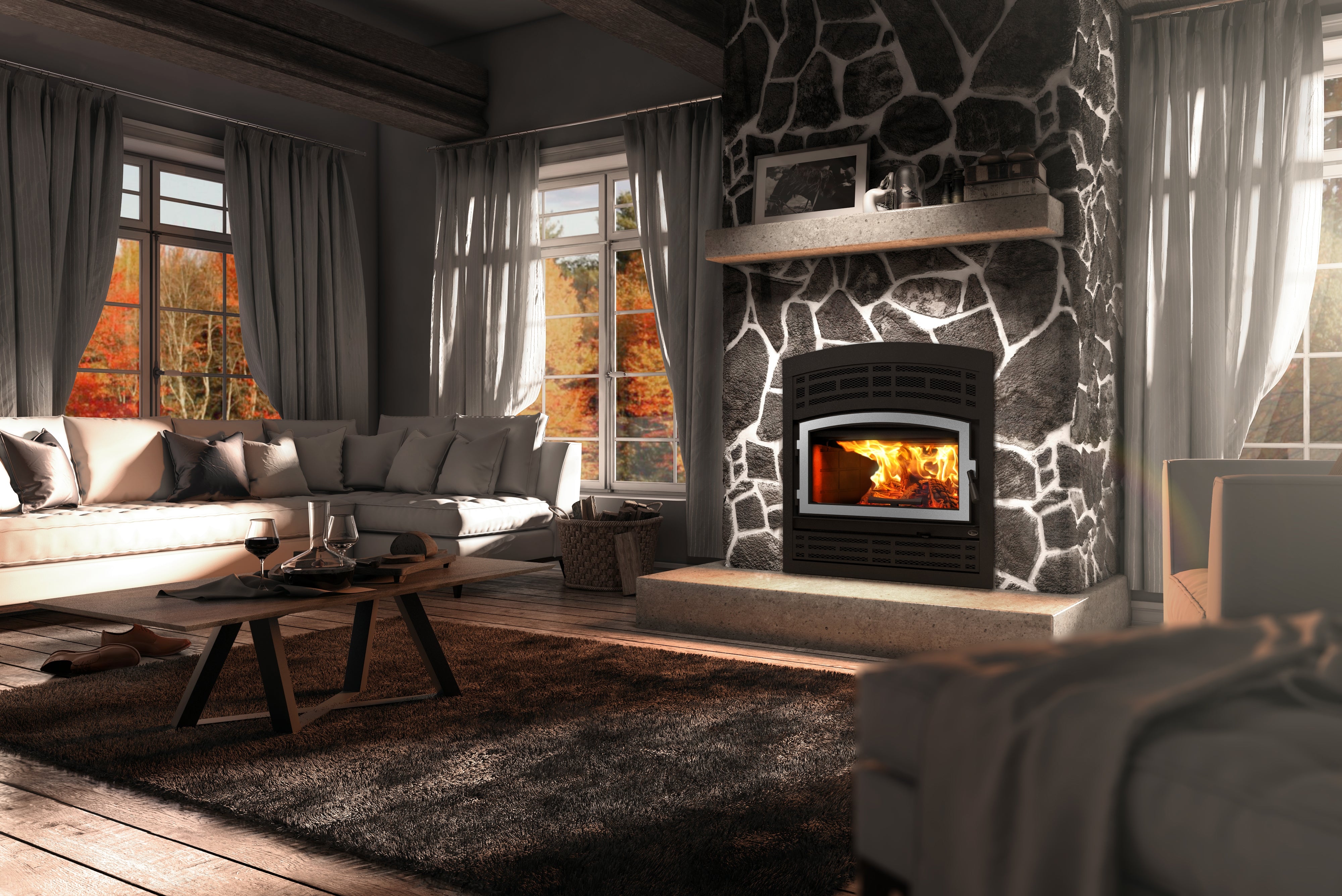 Valcourt Lafayette II Wood Fireplace - FP10R