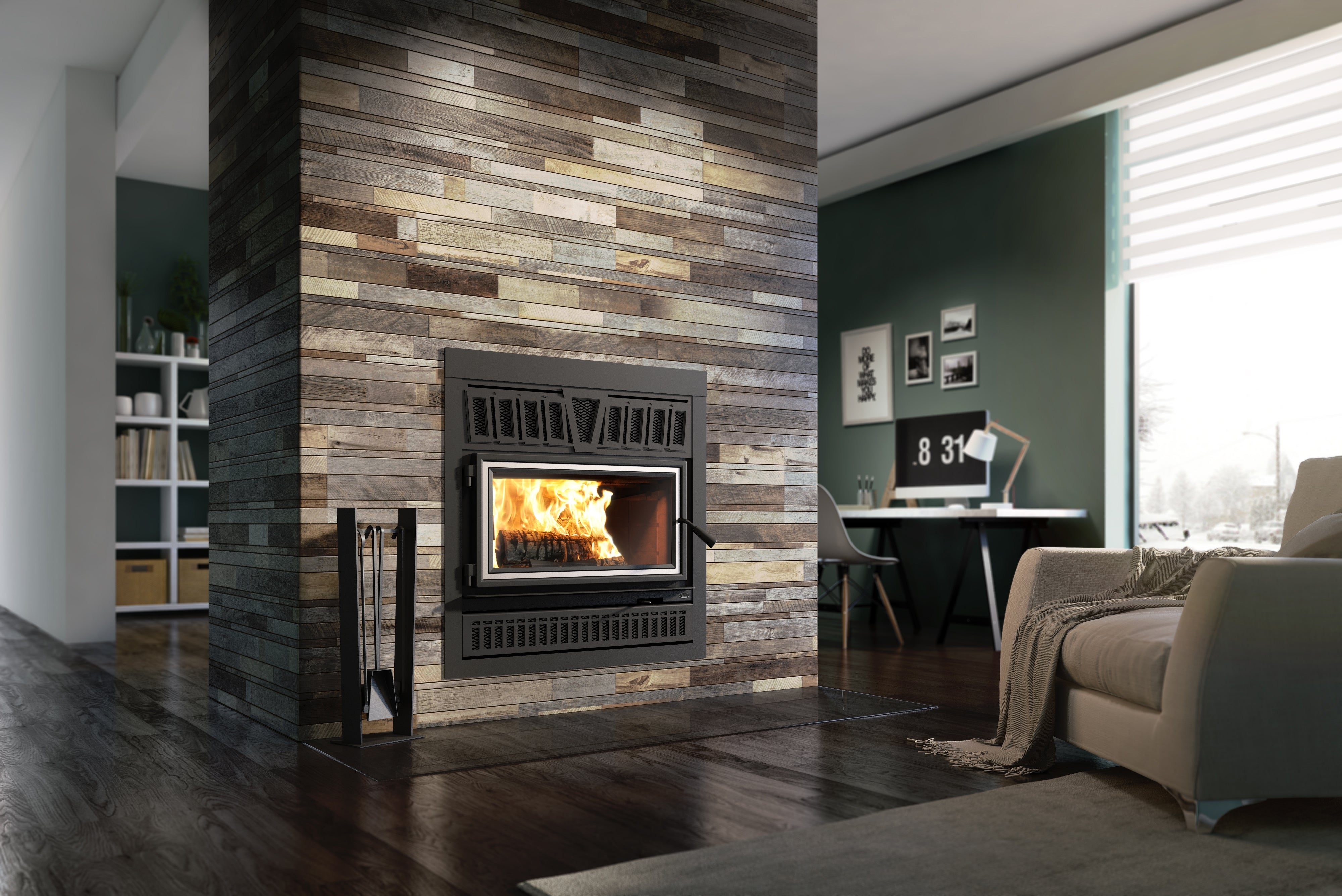 Valcourt Lafayette IIS Wood Fireplace - FP10RS