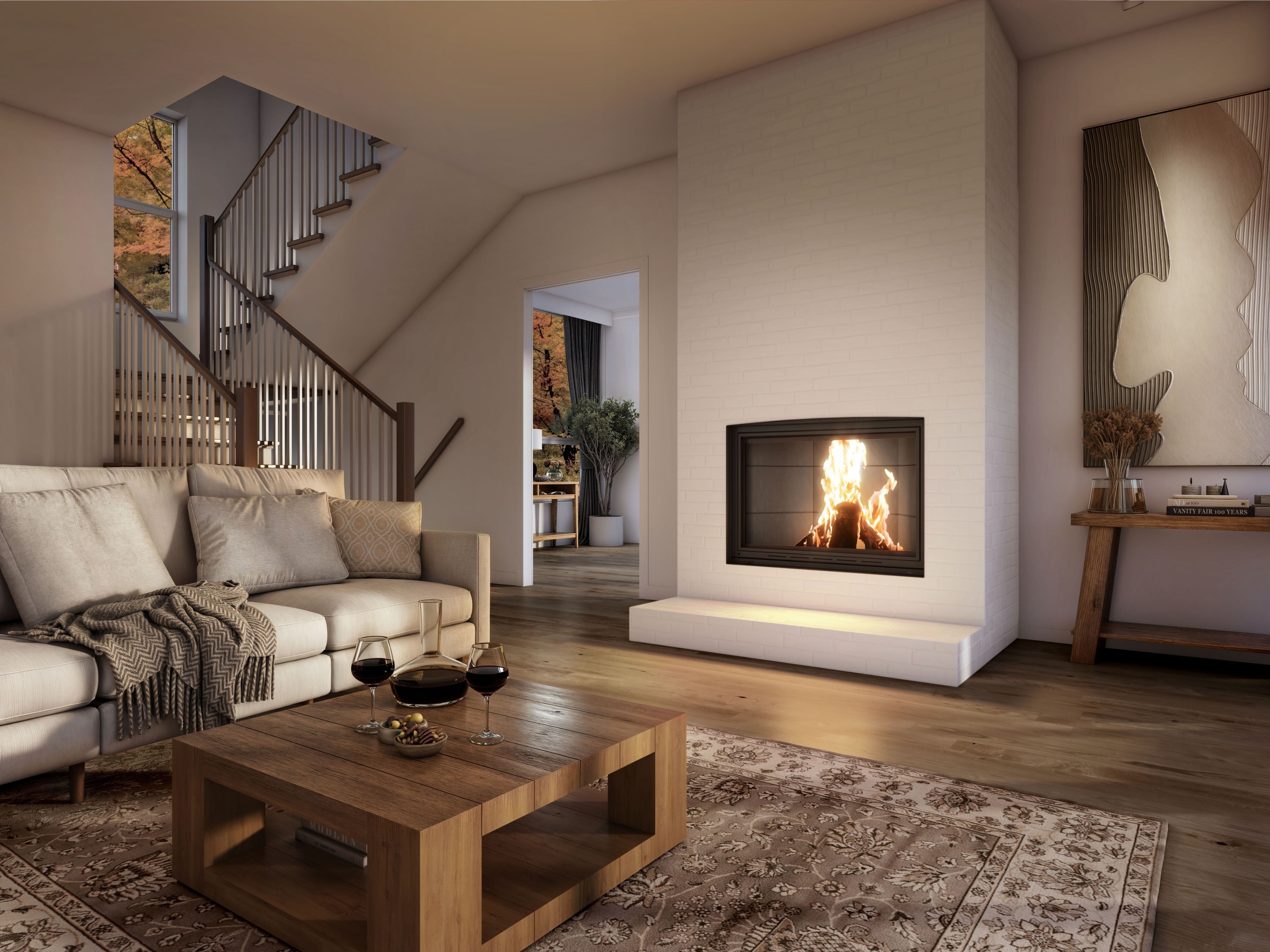 Valcourt Frontenac Decorative Wood Fireplace - FP11D