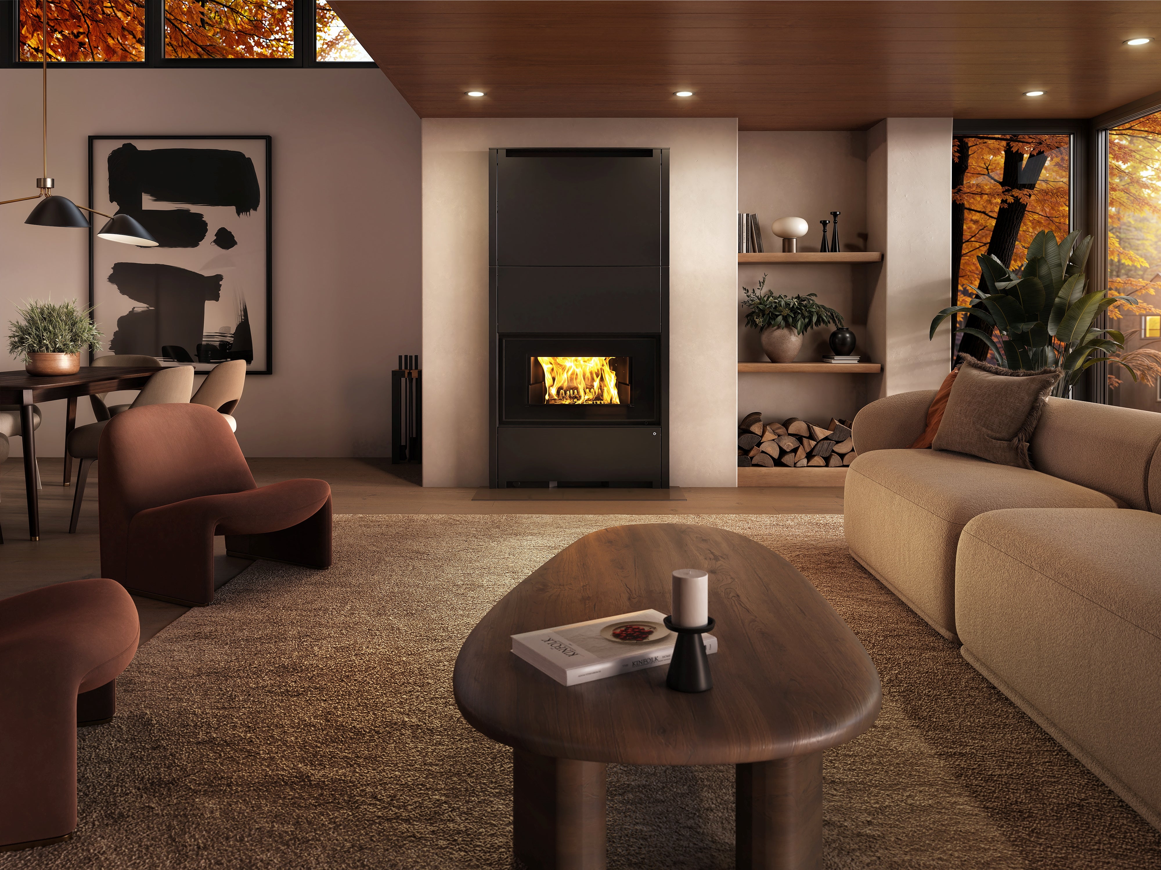 Valcourt St-Louis Wood Fireplace - FP19