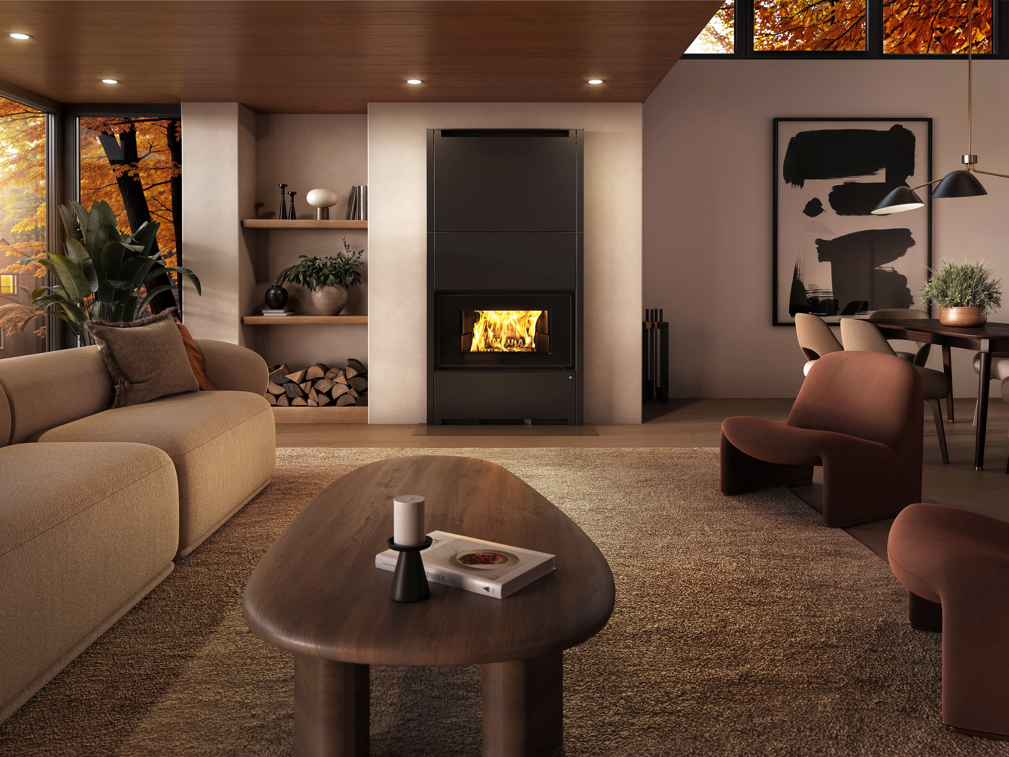 Valcourt St-Louis Wood Fireplace - FP19