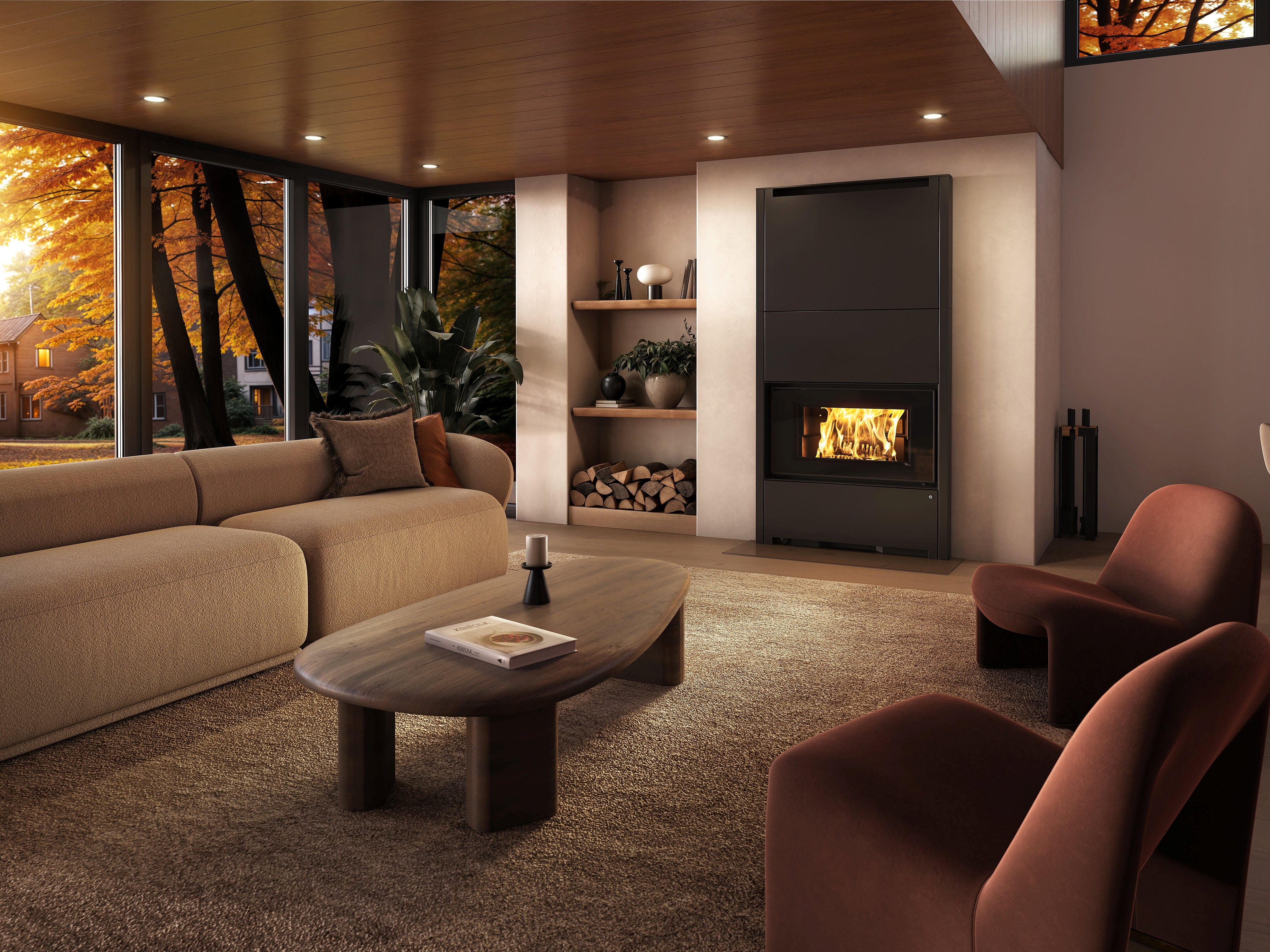 Valcourt St-Louis Wood Fireplace - FP19