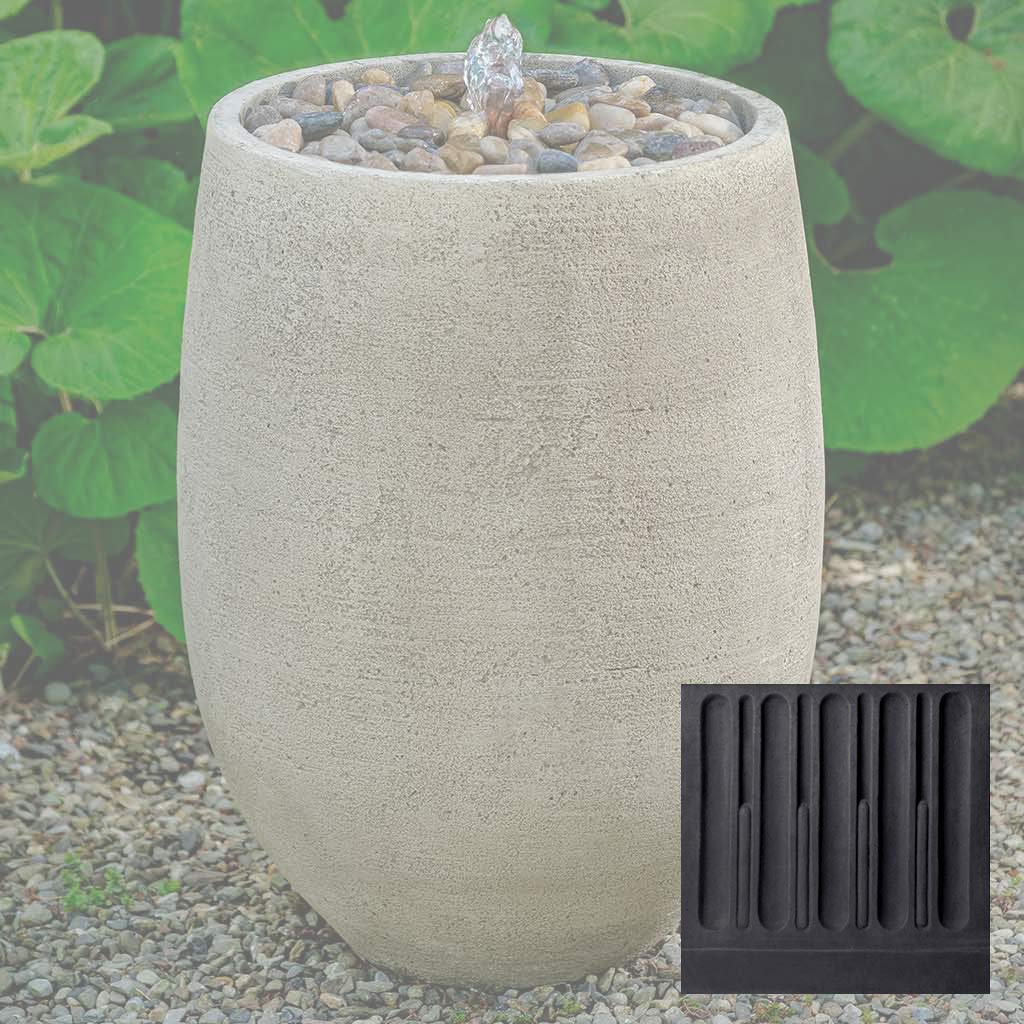 Campania Bebel Pebble Fountain, Tall - FT-361