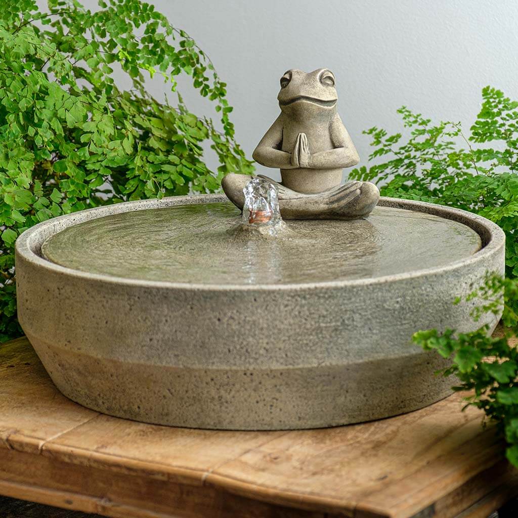 Campania Yoga Frog Beveled Fountain - FT-369