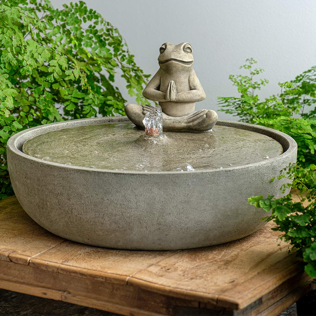 Campania Yoga Frog Fountain - FT-374