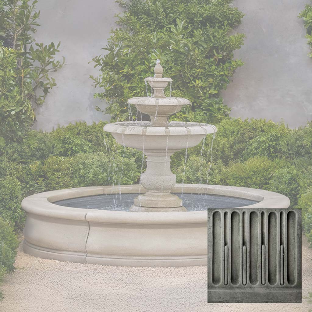 Campania Alessia Fountain in Basin - FT-443