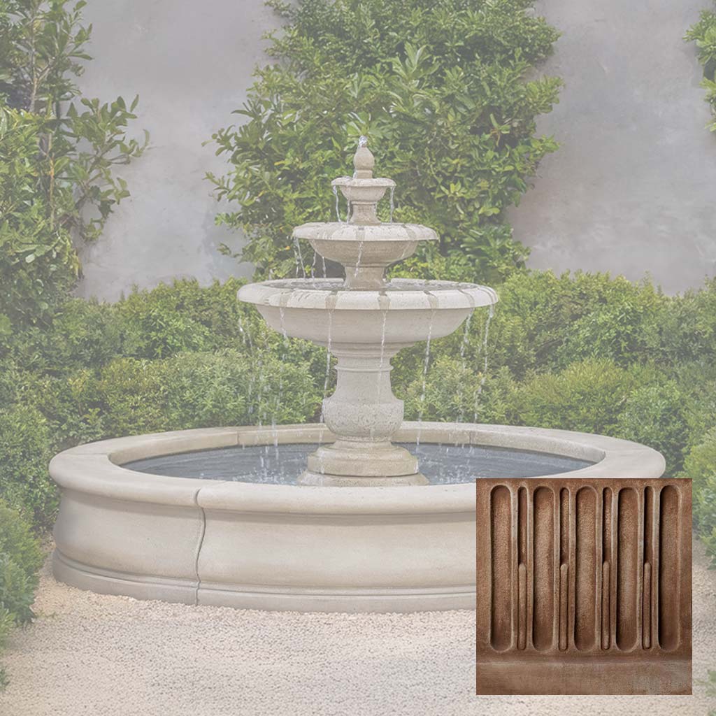 Campania Alessia Fountain in Basin - FT-443