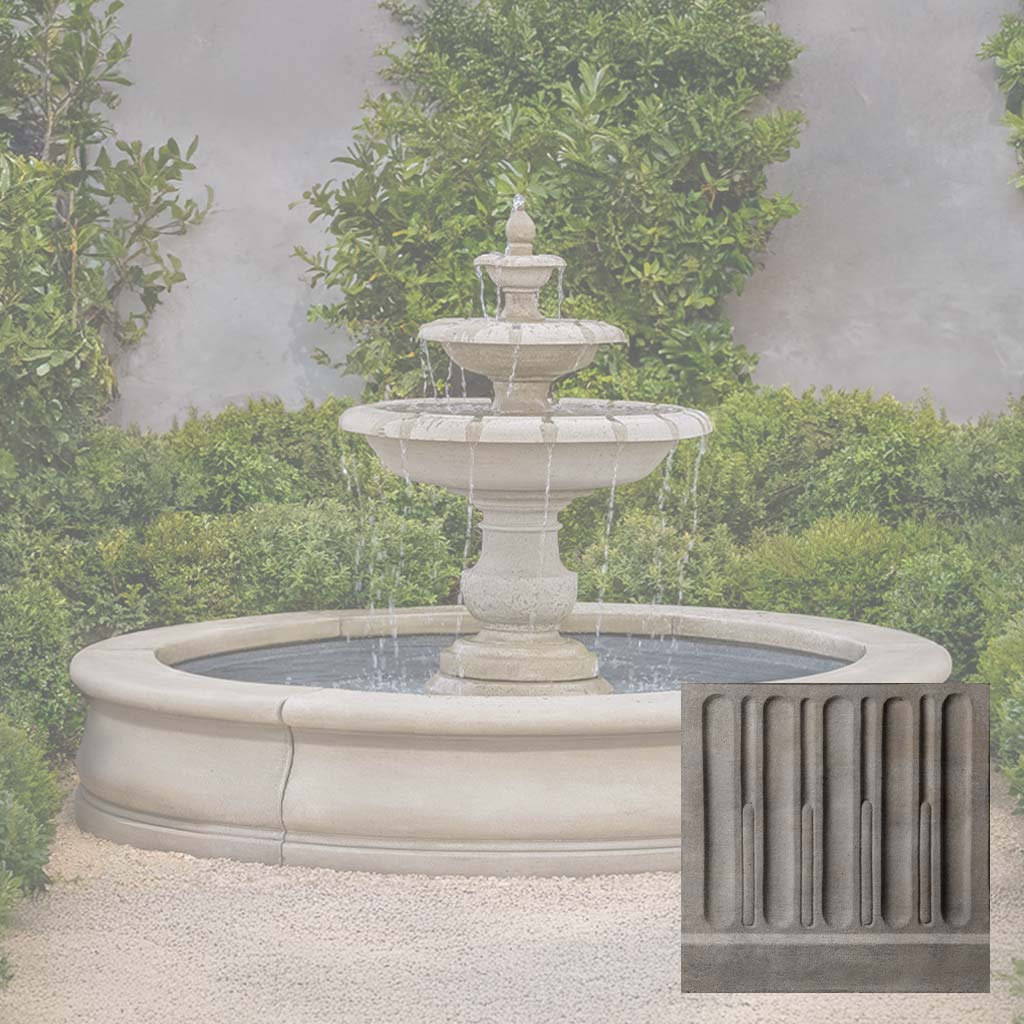 Campania Alessia Fountain in Basin - FT-443