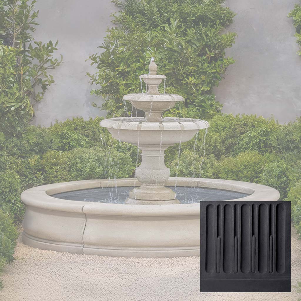 Campania Alessia Fountain in Basin - FT-443