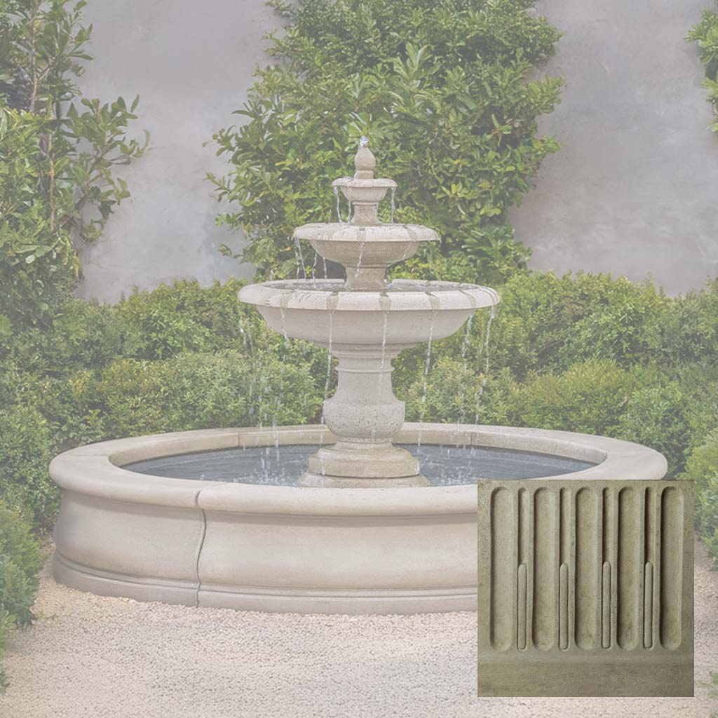 Campania Alessia Fountain in Basin - FT-443