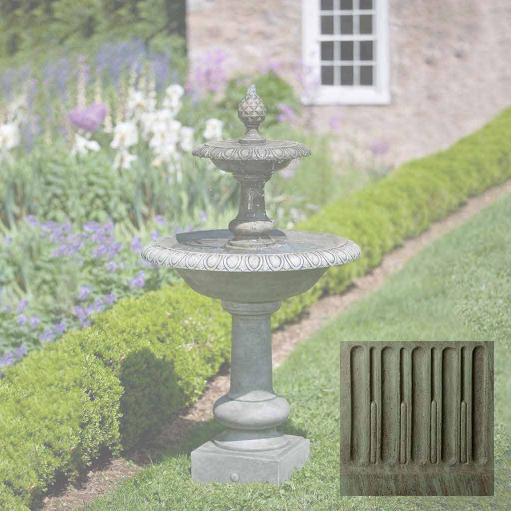 Campania Williamsburg Pineapple Two Tier Fountain - FT-132
