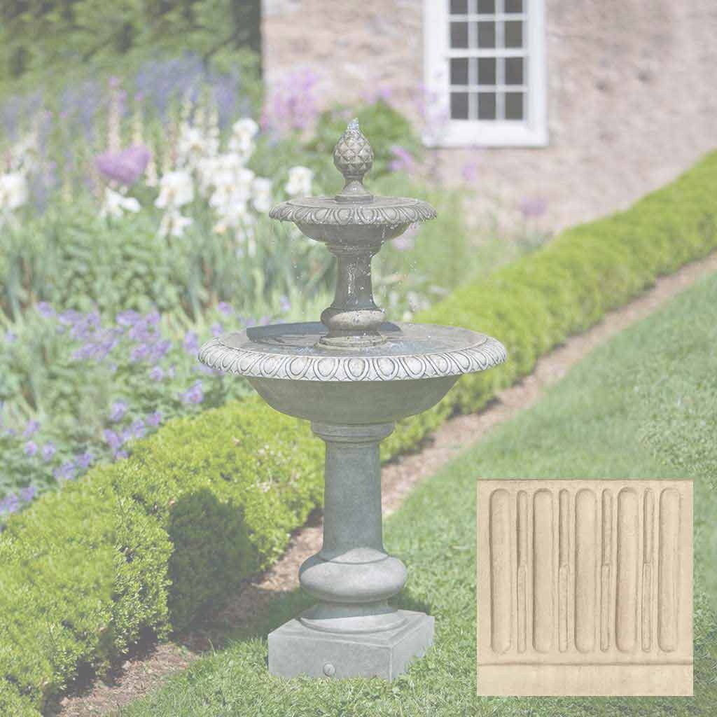 Campania Williamsburg Pineapple Two Tier Fountain - FT-132