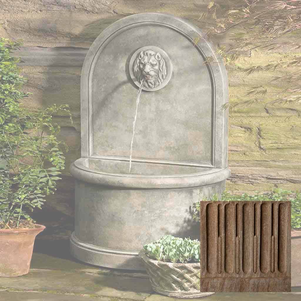 Campania Lion Wall Fountain - FT-165