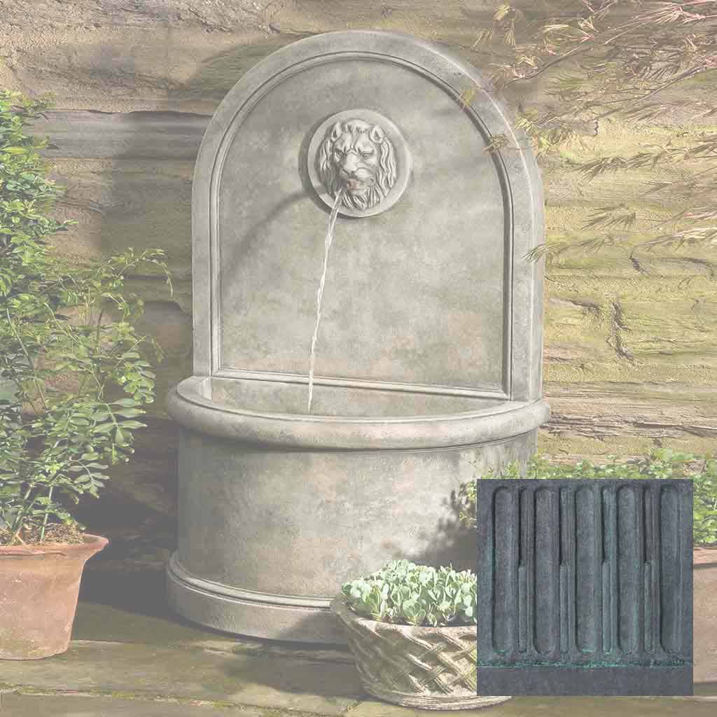 Campania Lion Wall Fountain - FT-165
