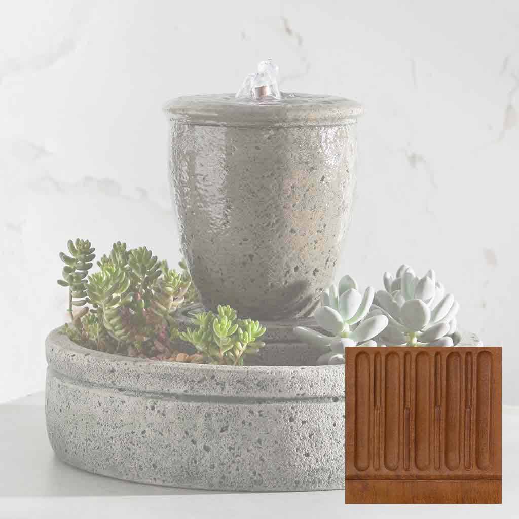 Campania M-Series Textured Spa Fountain with Planter - FT-178