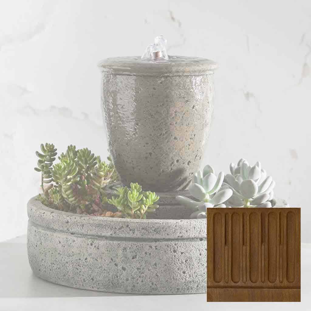 Campania M-Series Textured Spa Fountain with Planter - FT-178