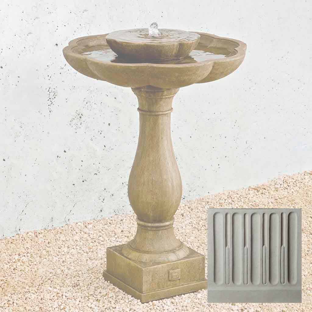 Campania Flores Pedestal Fountain - FT-180