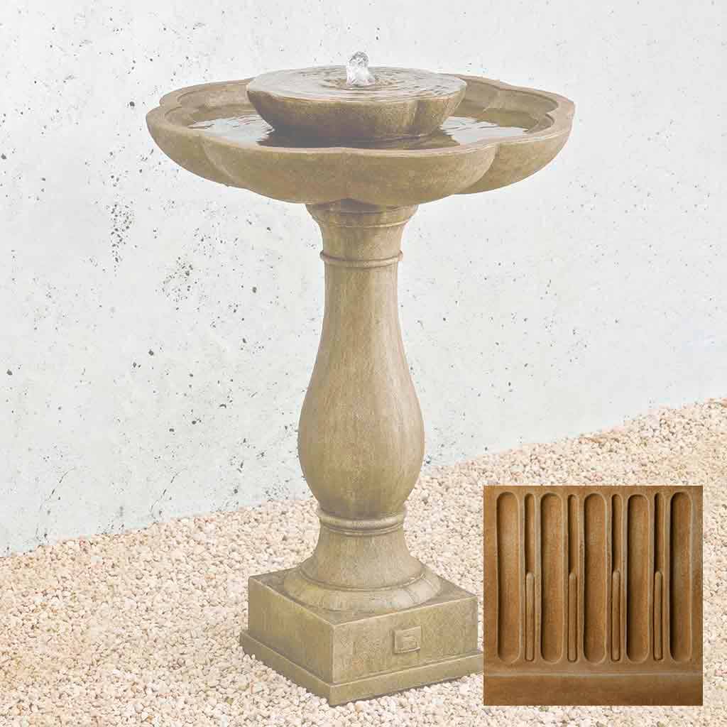 Campania Flores Pedestal Fountain - FT-180
