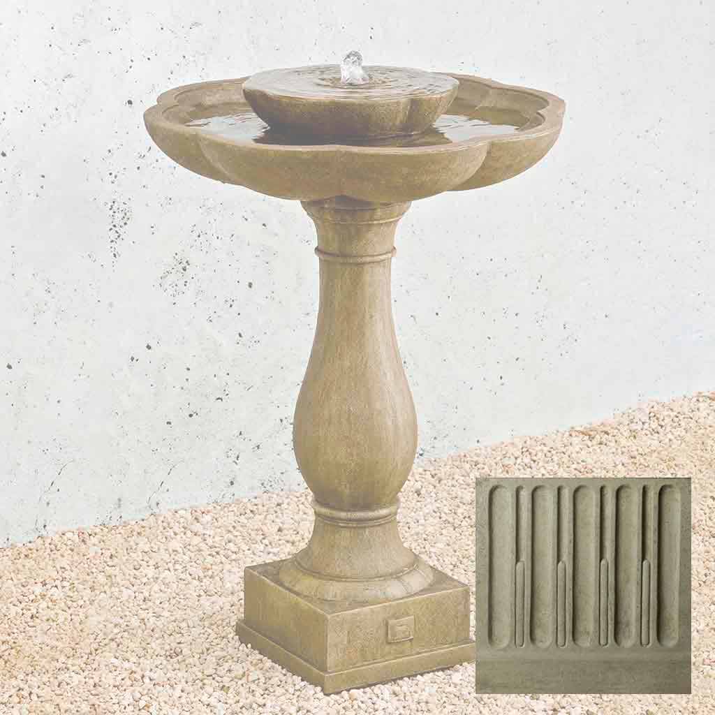Campania Flores Pedestal Fountain - FT-180